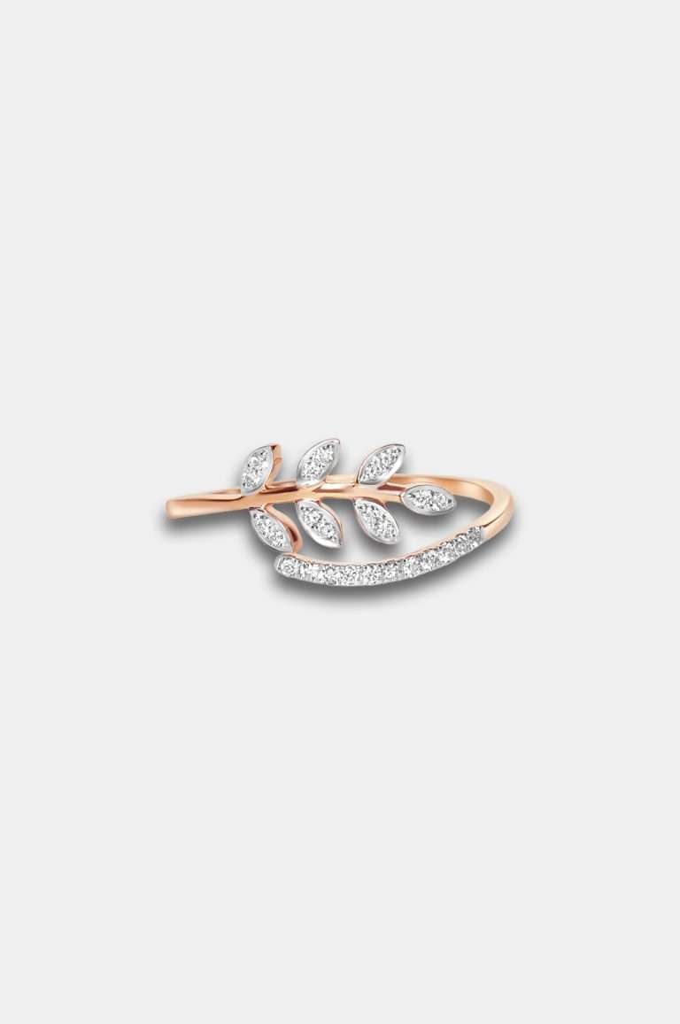 Ruelle Leaf Ring