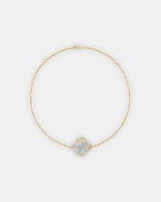 BRM-3739 - Minimalist Diamond Heart Lock Bracelet - DUBAI MAY50653