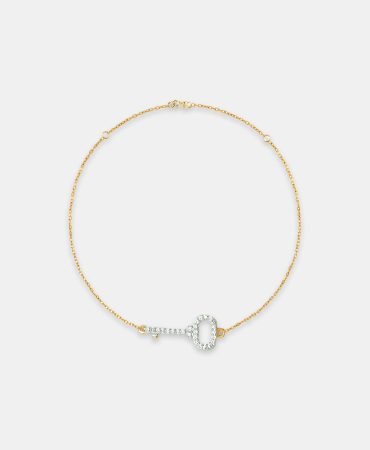 BRM-3742 - Minimalist Diamond Key Bracelet - DUBAI MAY50602