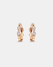 ER00293 - Classic Diamond Hoop Earrings - DUBAI MAY50878