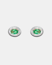 ER5894 - Natural CS Halo Earrings - DUBAI MAY50590