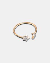 RN00160 - Minimalist Stars & Moon Ring - Dubai April44605