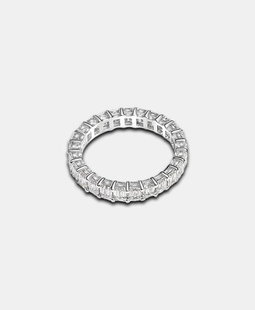 RN00815 - Diamond Emerald Cut Eternity Ring - Dubai April44601