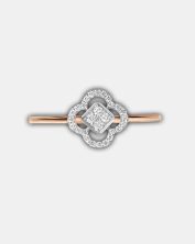 RN10108 - Minimalist Flower Halo Ring - DUBAI MAY50778