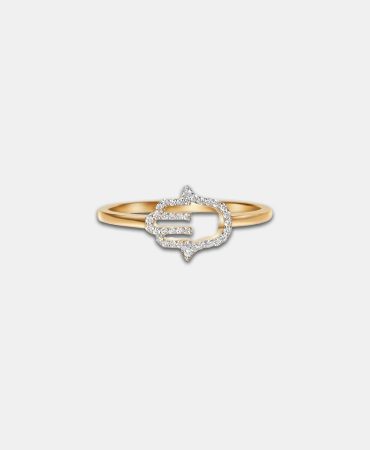 RN9256 - Minimalist Fatima Hand Ring - DUBAI MAY50619